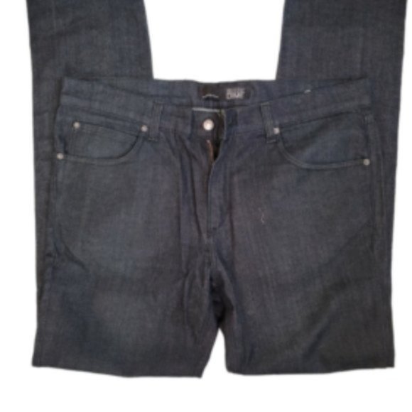 Rustic Dime Men's Black Denim Fly Zip Comfort Skinny Fit Jeans Size 38 - Picture 2 of 5